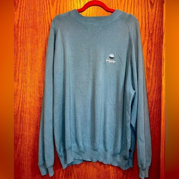 adidas SentryWorld Blue Crewneck Sweater - Picture 1 of 8